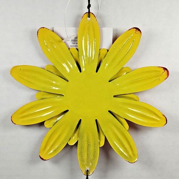 Hanging Sunflower Flower Metal Wind Chime Multicolor Garden Decor Ornament - Picture 6 of 8